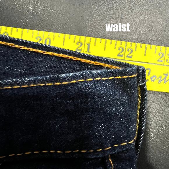 Levi's 501 Original Jeans Men's 44x34 100% Cotton Dark Wash Denim Casual - Picture 6 of 8